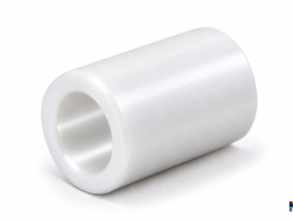Entretoise lisse – POM blanc – Ø int. 5 × L 10 × Ø ext. 10 mm